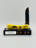 Case XX 80032FSR Farm Series Rooster Yellow Synthetic Sod Buster Jr