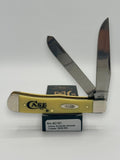 Case XX 80161C Case Logo Yellow Syn Trapper — open on Case retail box