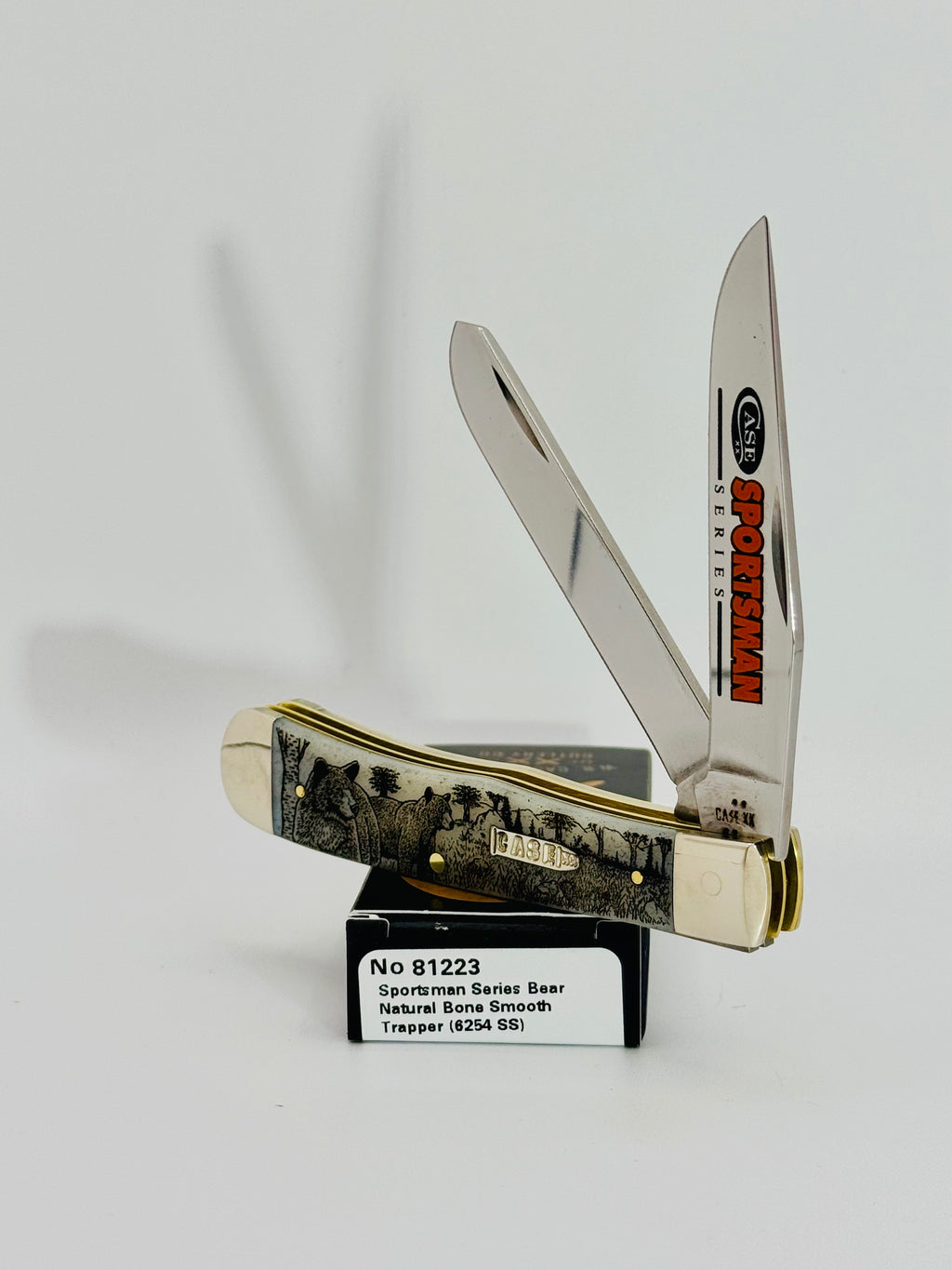 Case XX 81223 Sportsman Series Bear Smooth Natural Bone Trapper, photo 2