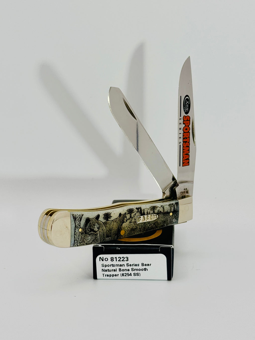 Case XX 81223 Sportsman Series Bear Smooth Natural Bone Trapper, photo 3