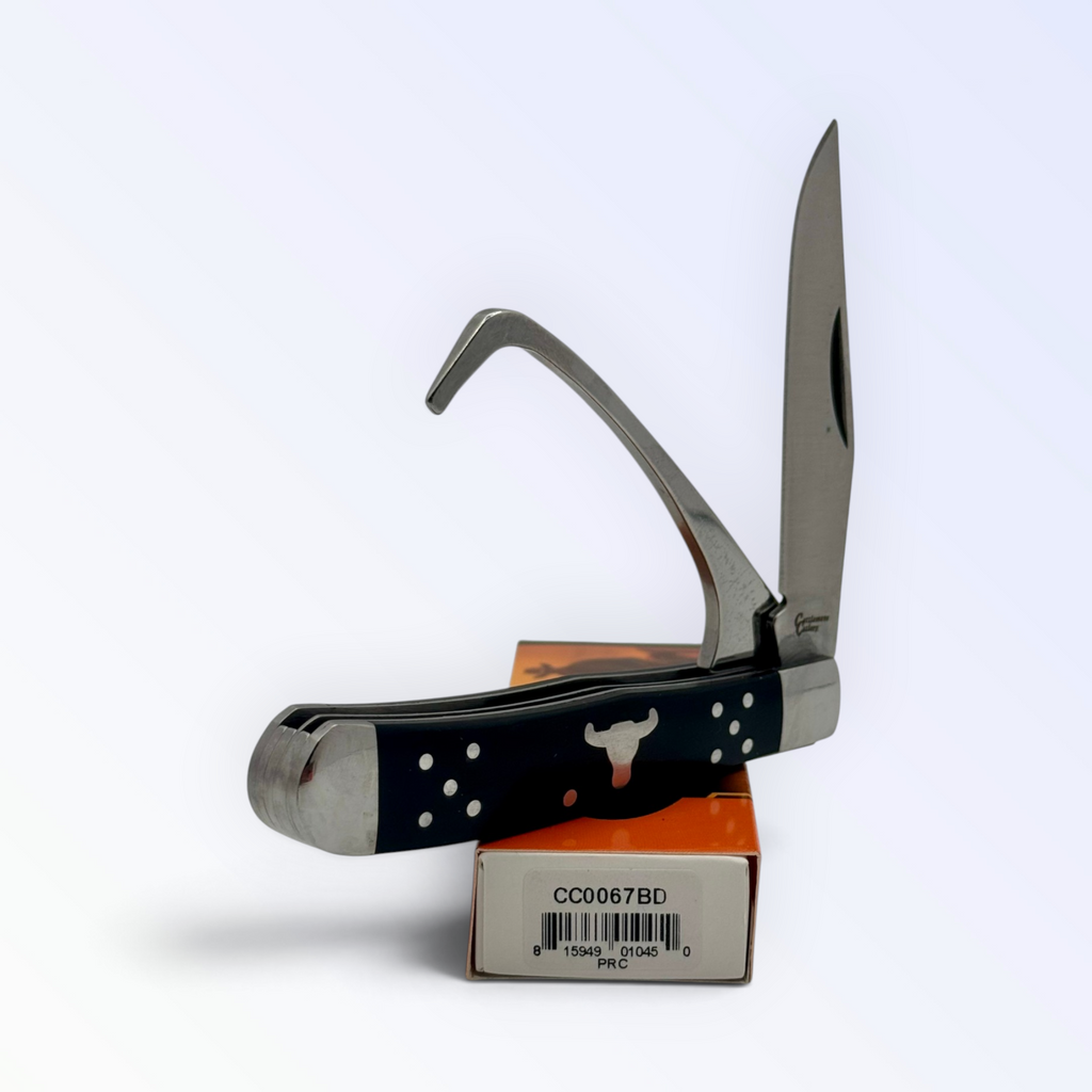 Cattleman's Cutlery Farriers Companion - Black Delrin