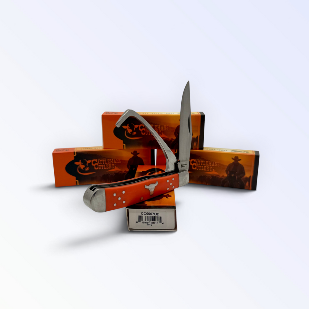 Cattleman's Cutlery Farriers Companion - Orange Delrin