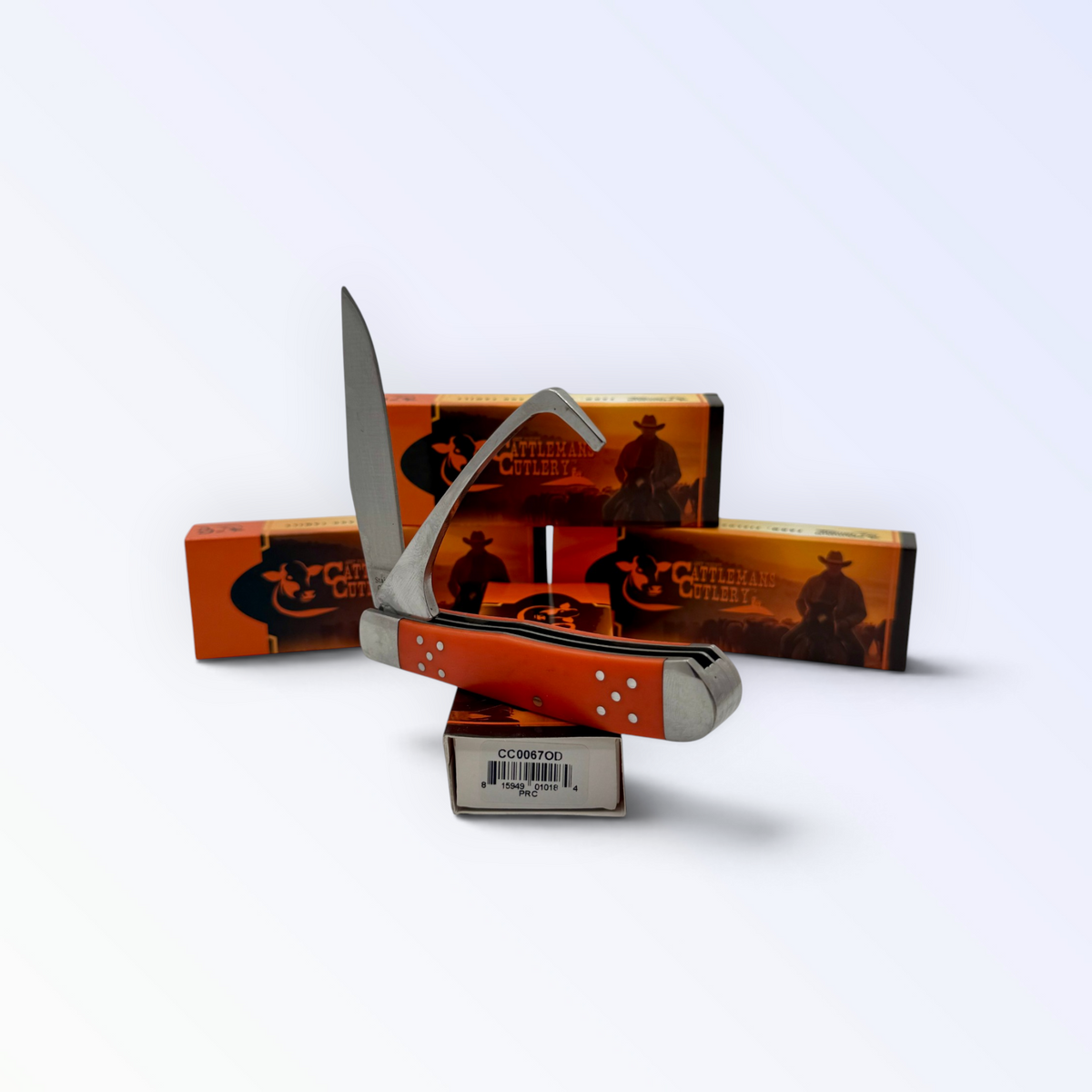 Cattleman's Cutlery Farriers Companion - Orange Delrin
