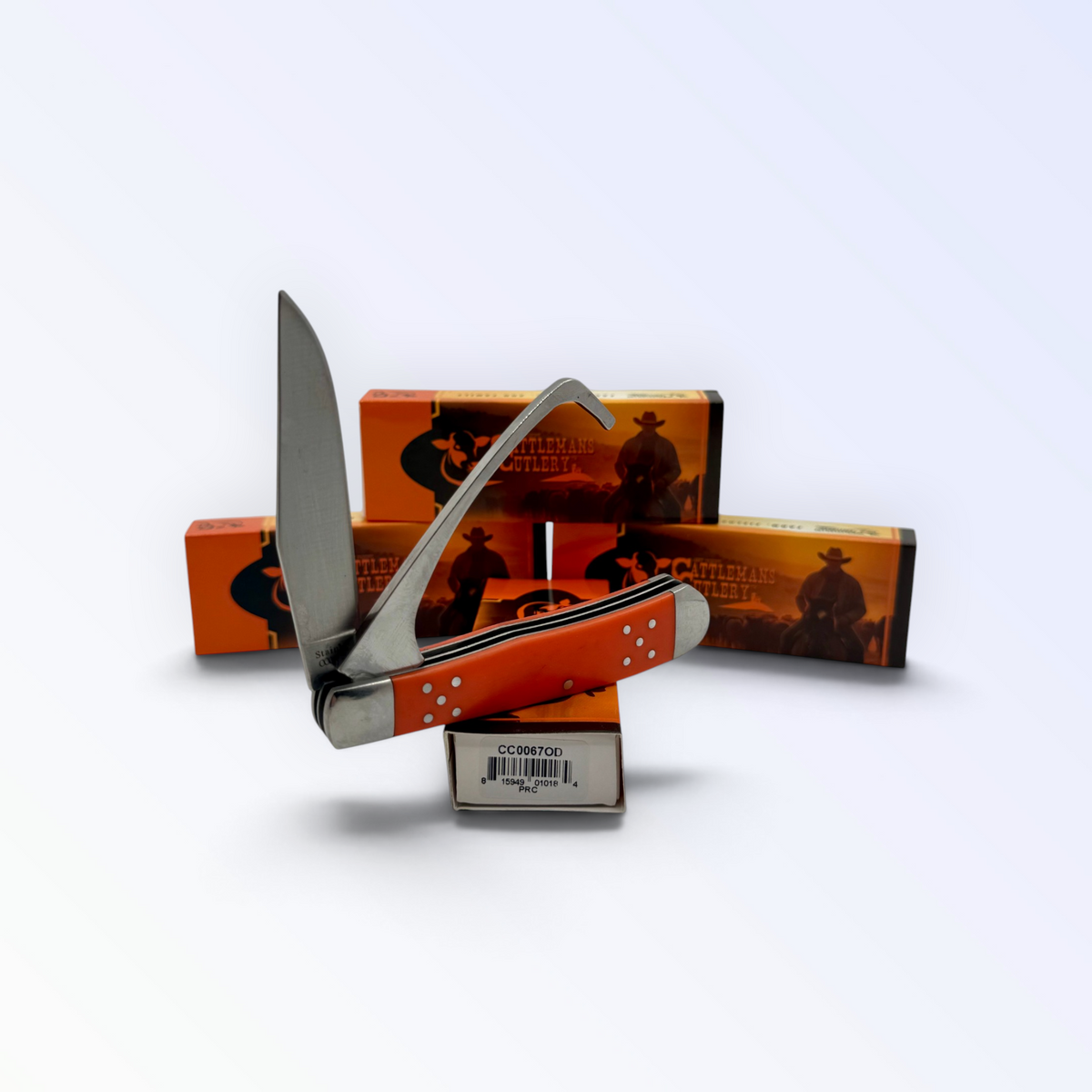 Cattleman's Cutlery Farriers Companion - Orange Delrin