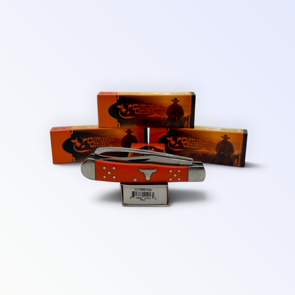 Cattleman's Cutlery Farriers Companion - Orange Delrin
