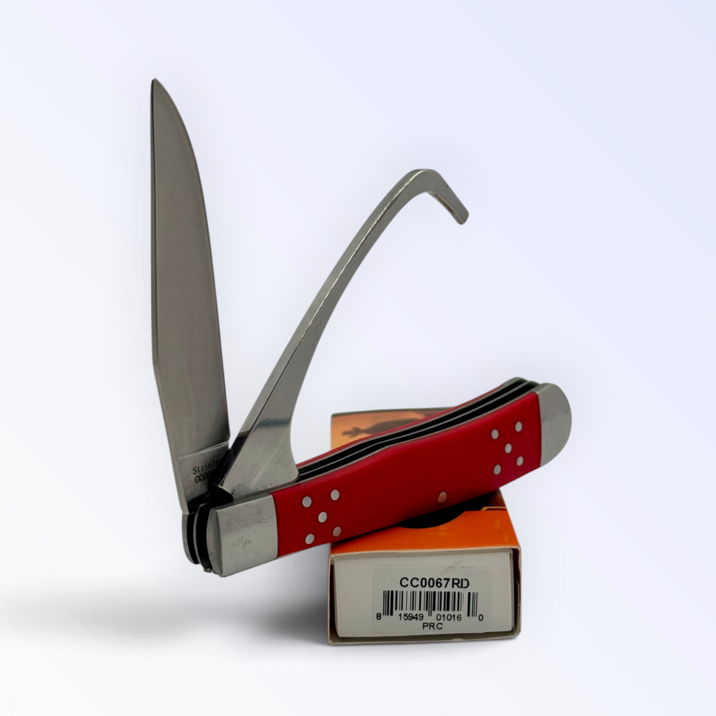 Cattleman's Cutlery Farriers Companion - Red Delrin