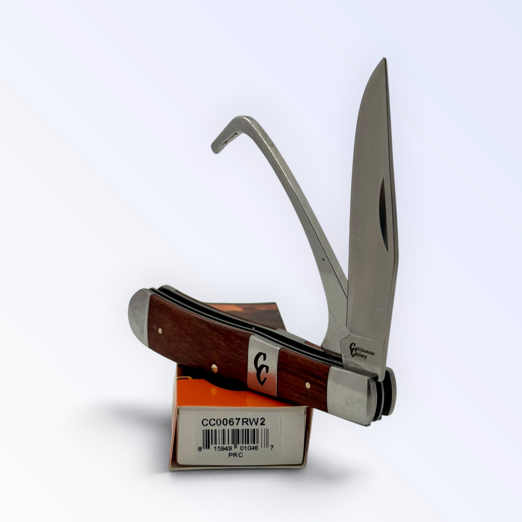 Cattleman's Cutlery Stockyard Farriers Companion - Rosewood