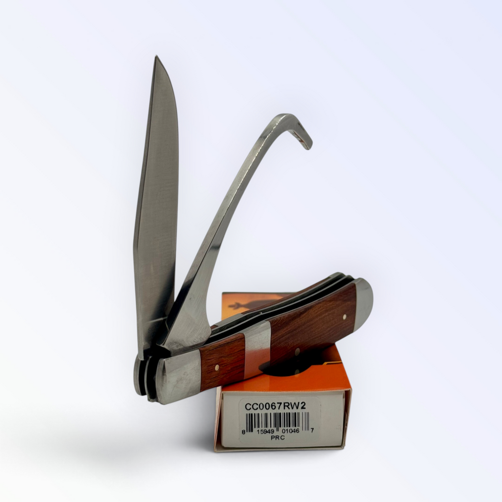 Cattleman's Cutlery Stockyard Farriers Companion - Rosewood