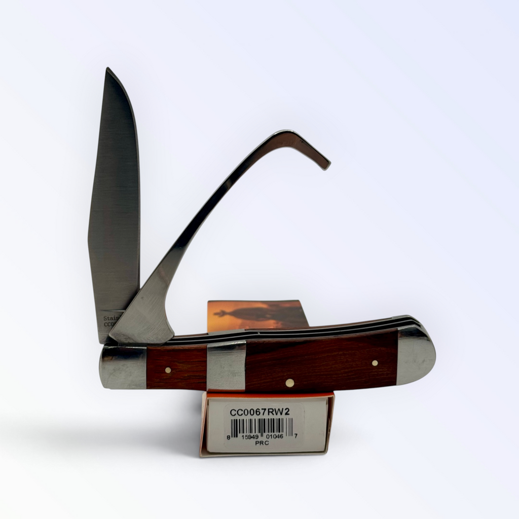 Cattleman's Cutlery Stockyard Farriers Companion - Rosewood