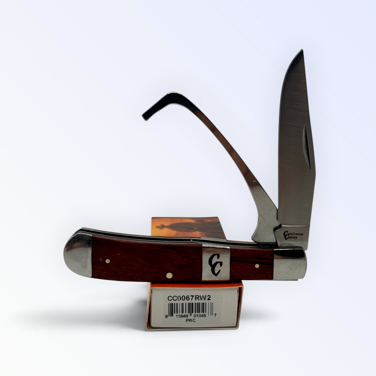 Cattleman's Cutlery Stockyard Farriers Companion - Rosewood