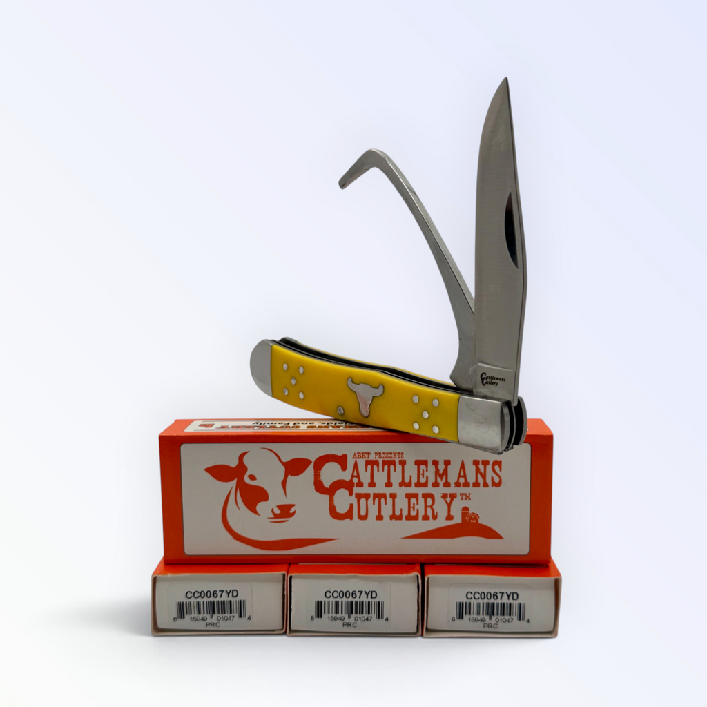 Cattleman's Cutlery Farriers Companion - Yellow Delrin