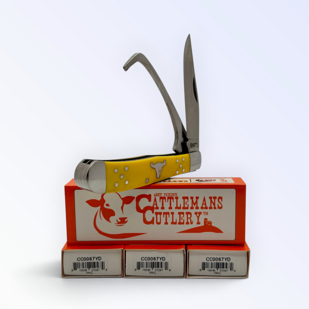 Cattleman's Cutlery Farriers Companion - Yellow Delrin
