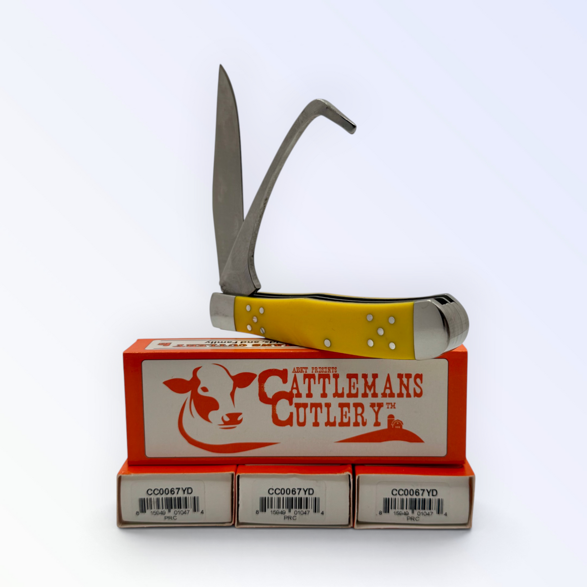 Cattleman's Cutlery Farriers Companion - Yellow Delrin