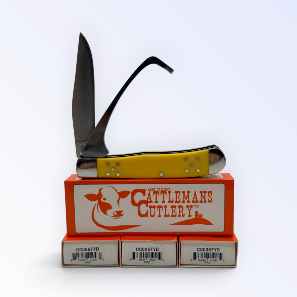 Cattleman's Cutlery Farriers Companion - Yellow Delrin