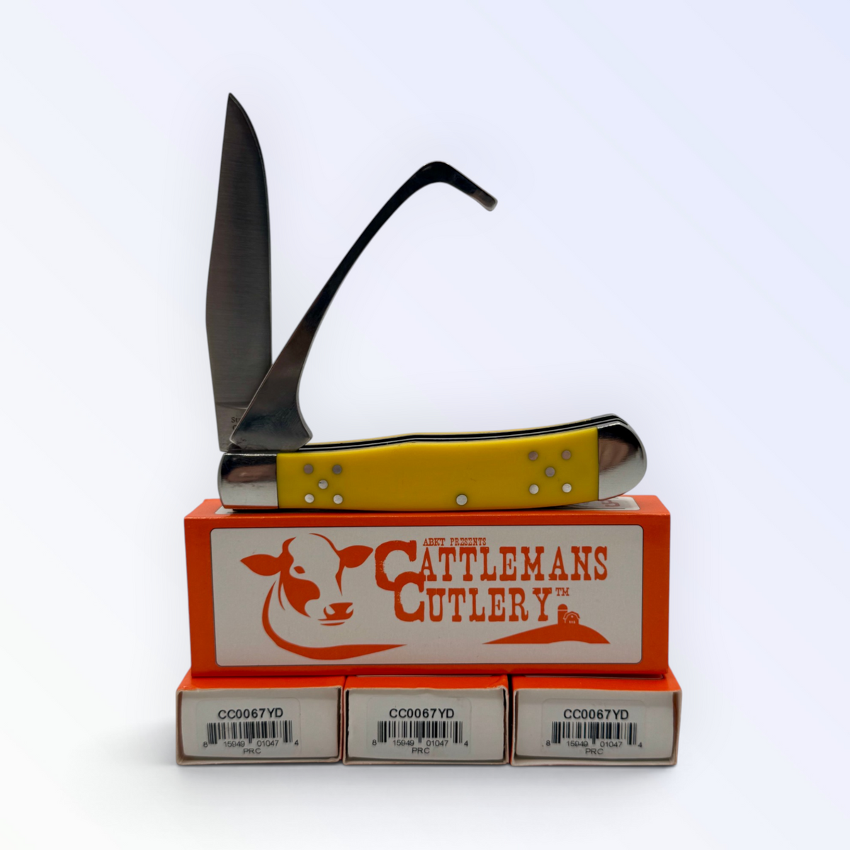 Cattleman's Cutlery Farriers Companion - Yellow Delrin