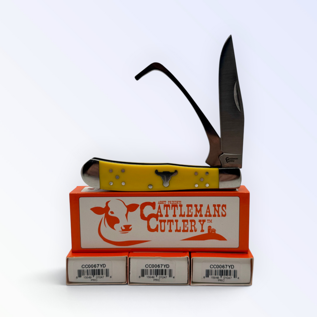 Cattleman's Cutlery Farriers Companion - Yellow Delrin