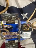 Case XX No. 39446 Cheetah Cub in Burnt Peanut Butter & Jelly Bone with Corn Cob jigging 611 ½L SS