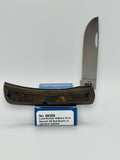 Case XX 66388 Crossroads Black Tan Richlite Sod Buster Jr — open on Case retail box