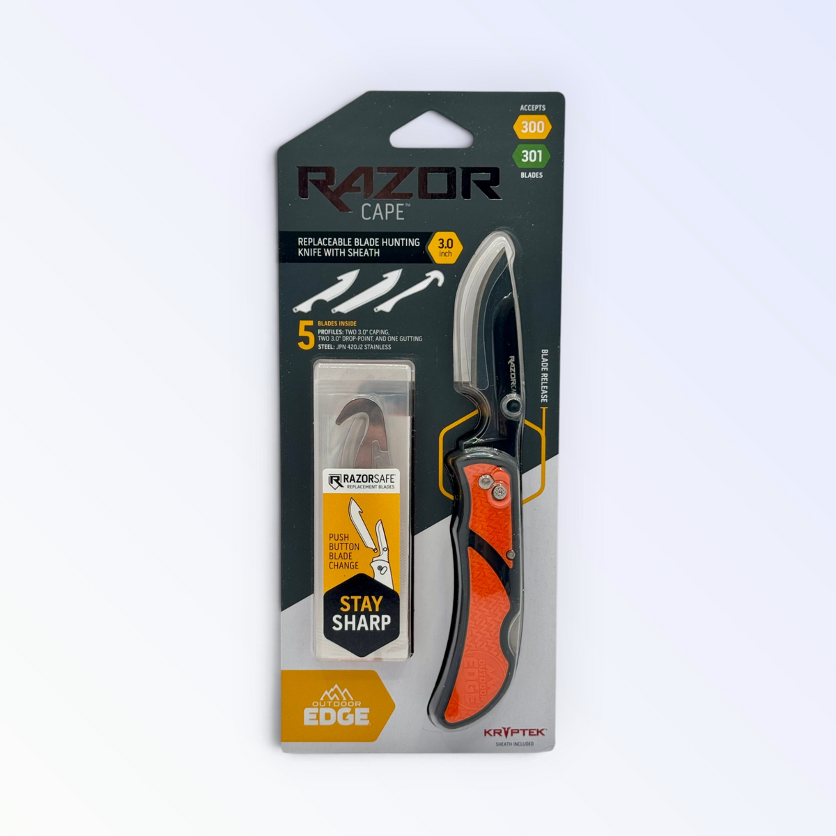 Outdoor Edge RazorCape Lockback - Orange