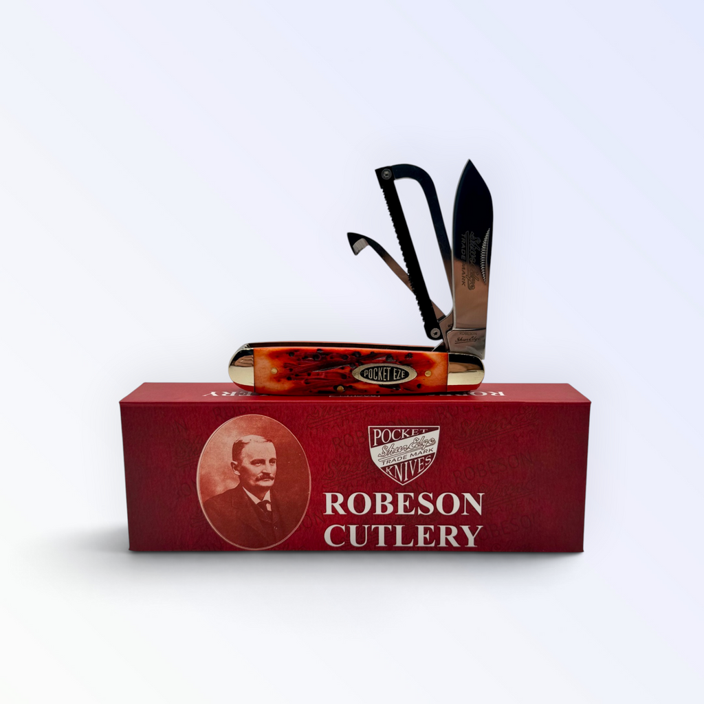 Robeson Gamecock Folder - Strawberry Jigged Bone