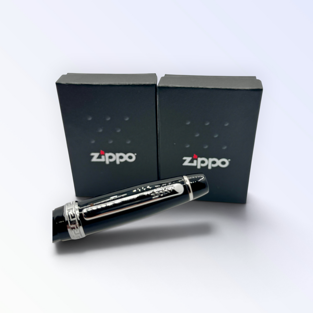 Zippo Shenango Rollerball Pen - Black Gloss