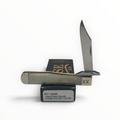 Pigeon Roost Knives Case XX Cheetah Cub pocket knife with smooth natural bone handle and swing guard blade