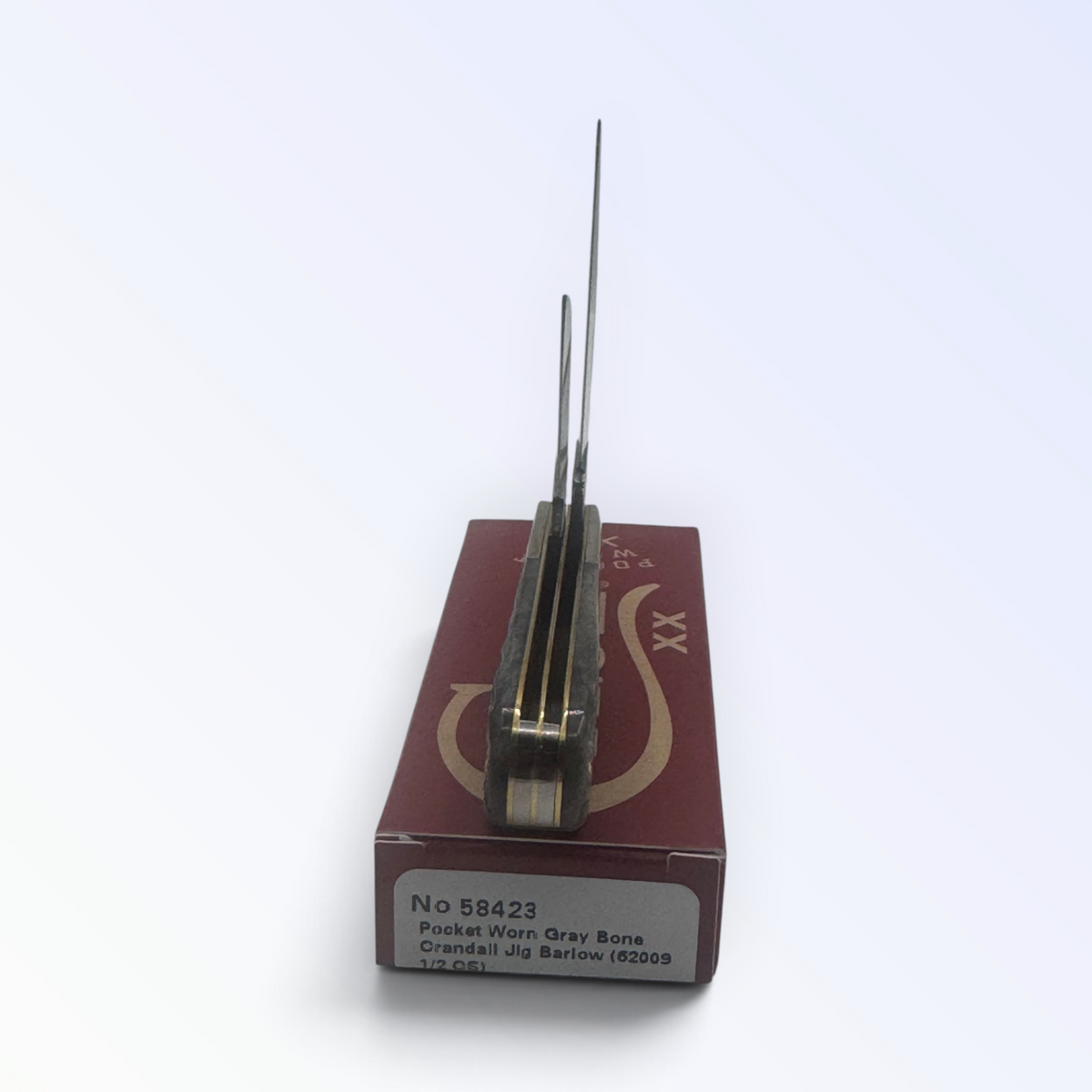 Case XX 58423 – Pocket Worn Gray Bone Crandall Jig Barlow — photo 3