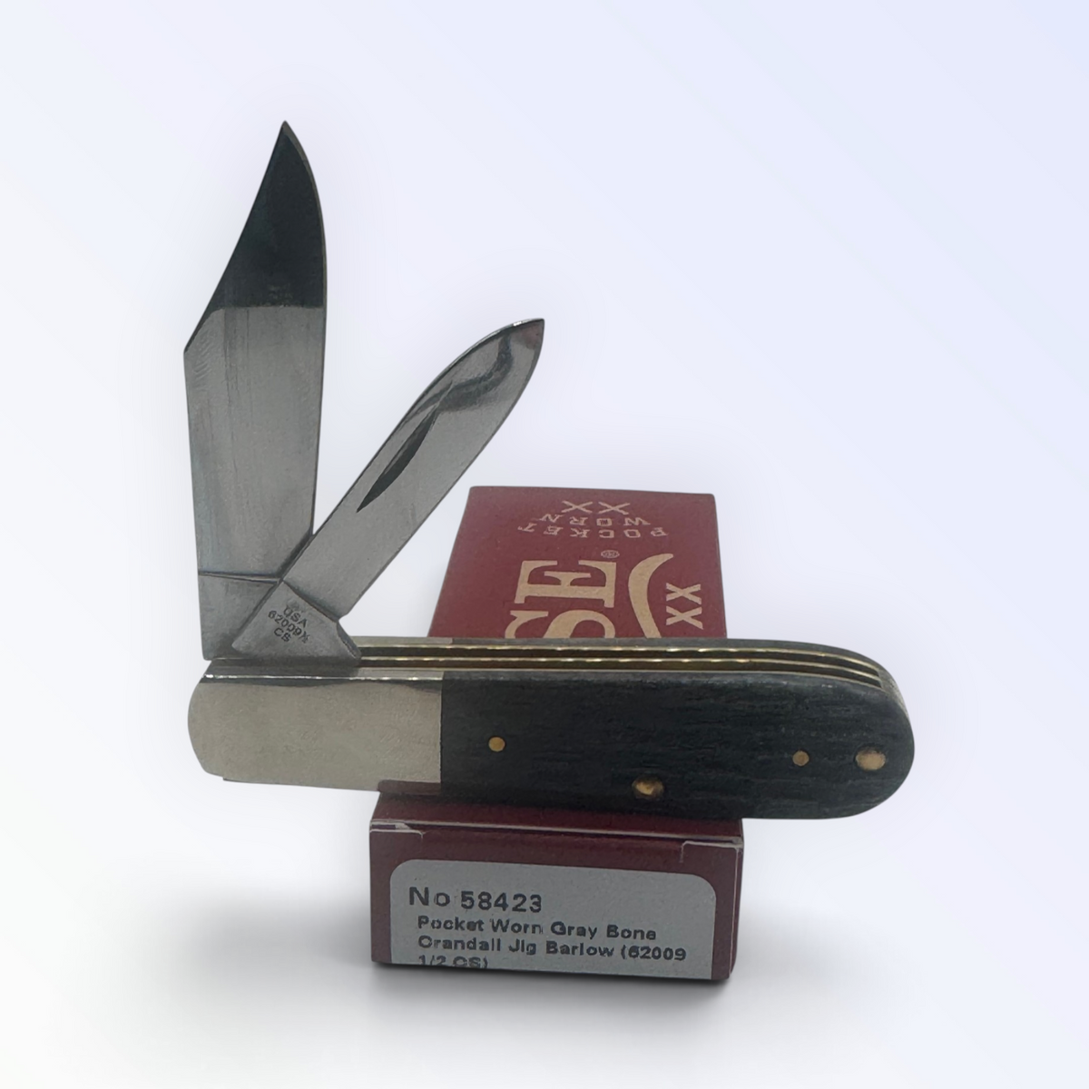 Case XX 58423 – Pocket Worn Gray Bone Crandall Jig Barlow — photo 5