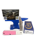 Case XX 39981 Barlow, Lady Case XR Pink G-10 handles — open on box with end label visible