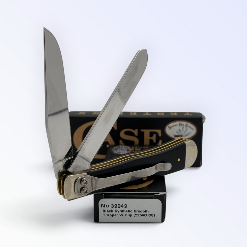 Case XX 39949 black synthetic Trapper with clip — photo 5