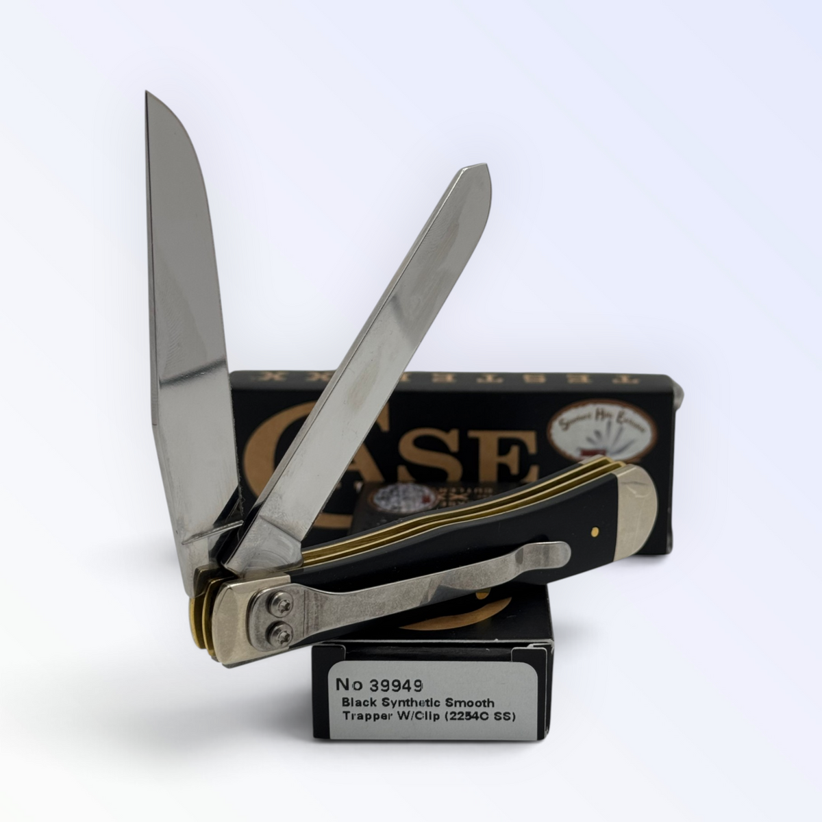 Case XX 39949 black synthetic Trapper with clip — photo 5