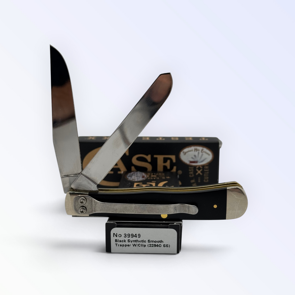 Case XX 39949 black synthetic Trapper with clip — photo 6