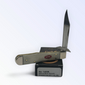 Cheetah Cub by Case XX featuring Smooth Natural Bone (14026), pocket-knife studio shot on retail box