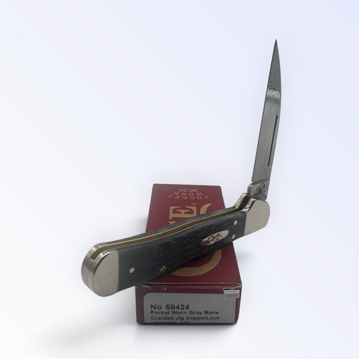 Case XX 58424 Pocket Worn Gray Bone CopperLock — photo 2