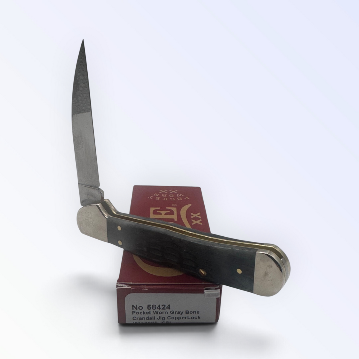 Case XX 58424 Pocket Worn Gray Bone CopperLock — photo 4