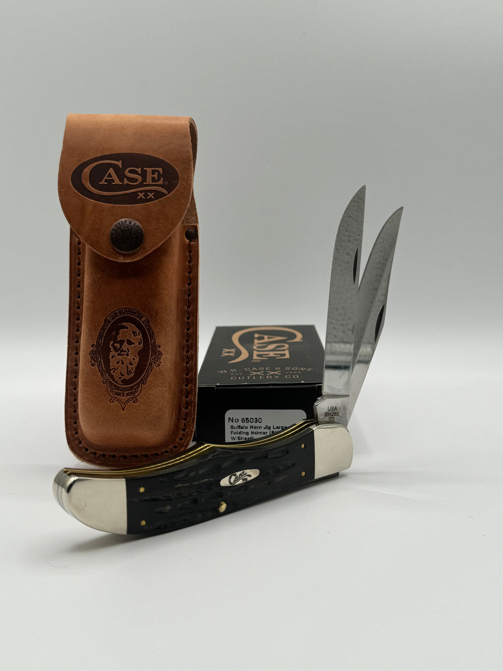 Case XX 65030 Folding Hunter Jigged Buffalo Horn — photo 2