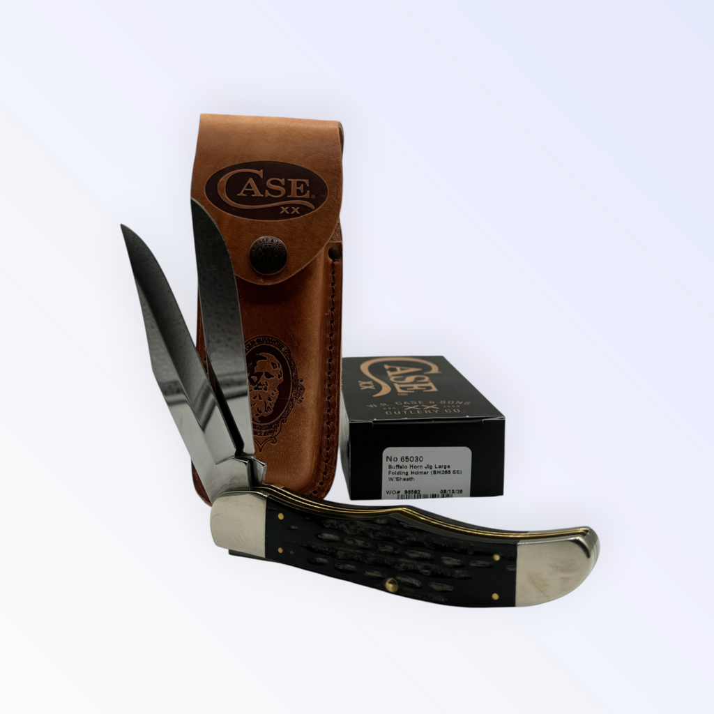 Case XX 65030 Folding Hunter Jigged Buffalo Horn — photo 3