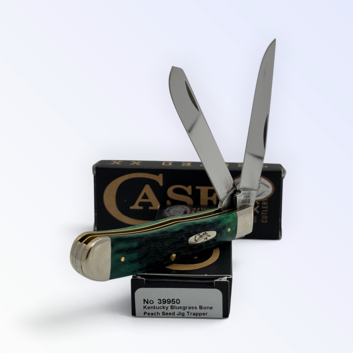 Case XX 39950 KY Bluegrass bone Trapper with clip — photo 3