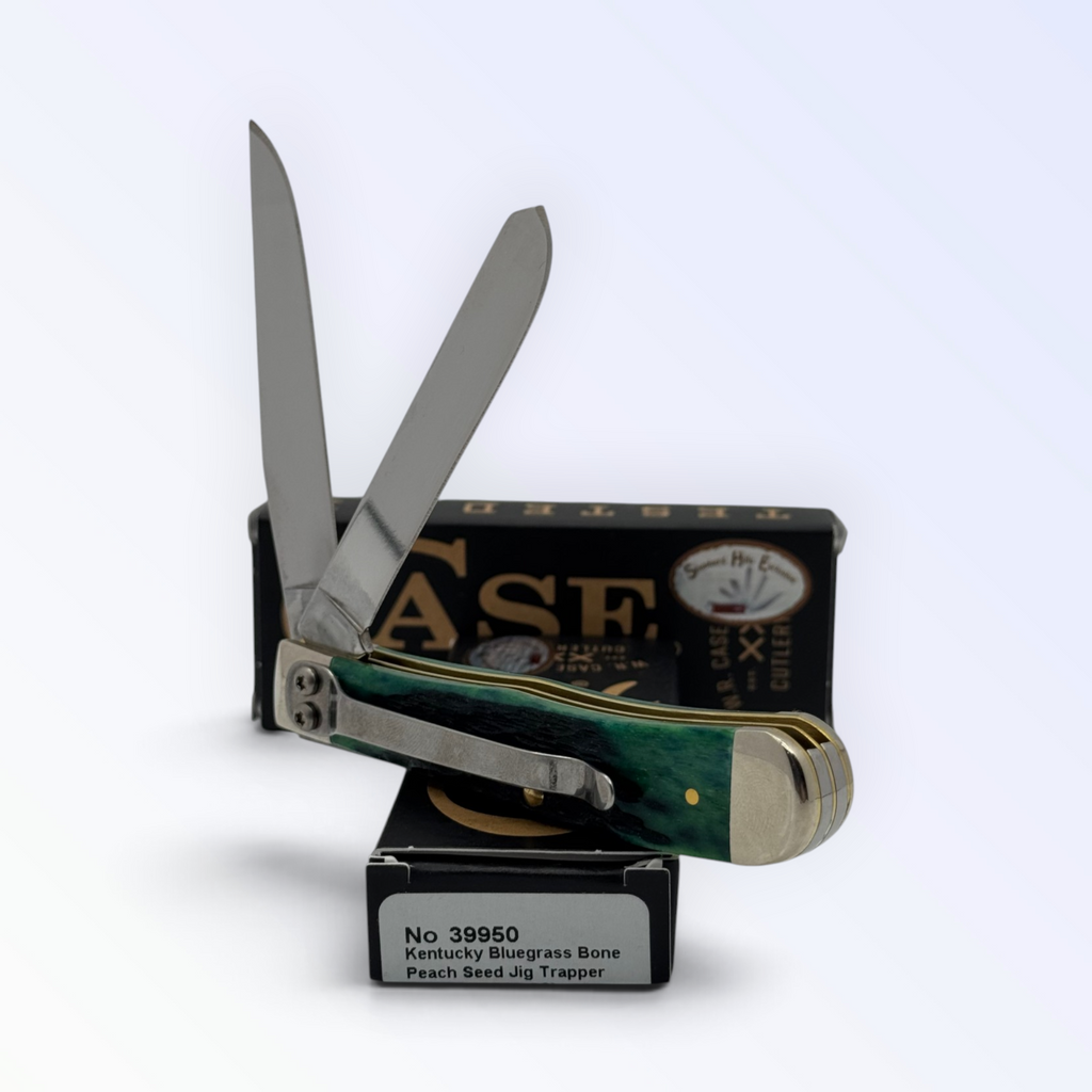 Case XX 39950 KY Bluegrass bone Trapper with clip — photo 4