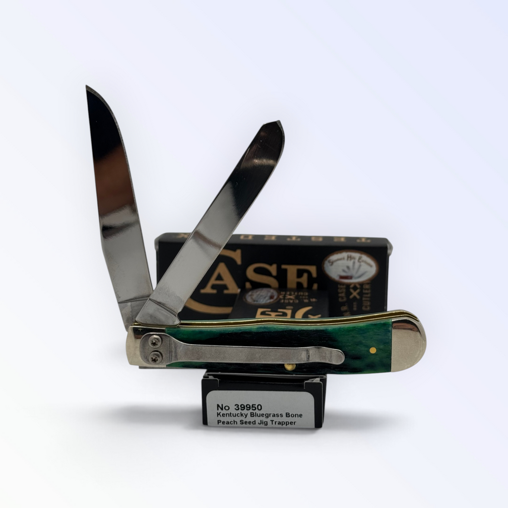 Case XX 39950 KY Bluegrass bone Trapper with clip — photo 6