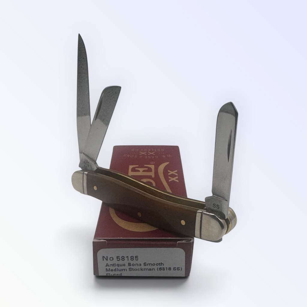 Case XX 58185 – Antique Bone Smooth Medium Stockman — photo 4