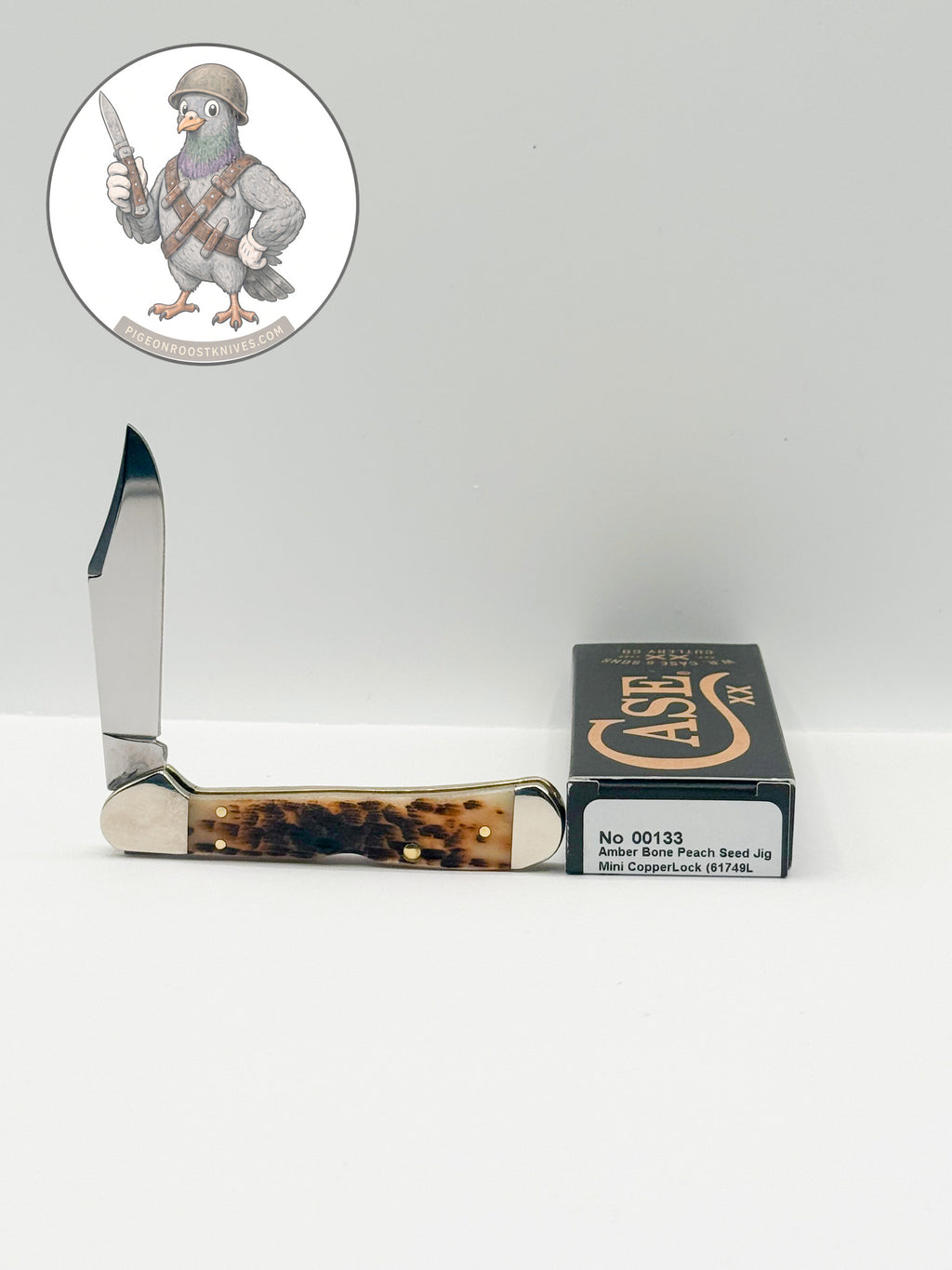 Case XX 00133 Amber Bone Mini CopperLock — photo 3