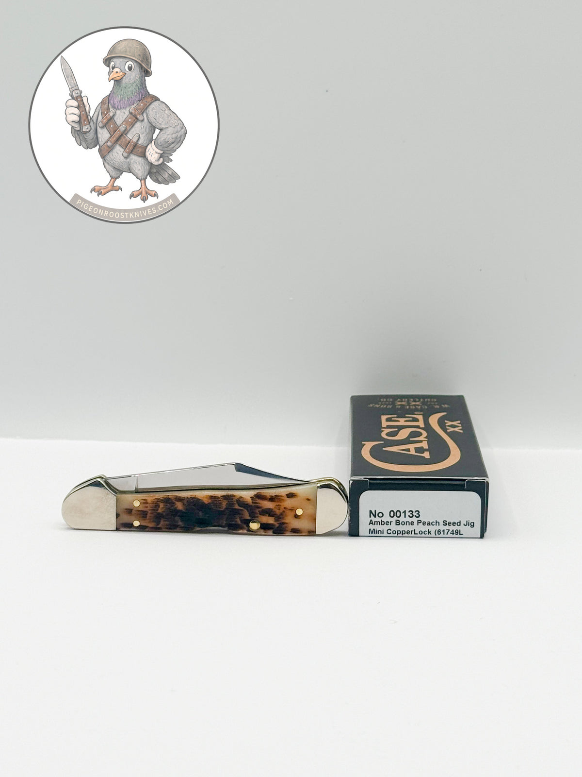 Case XX 00133 Amber Bone Mini CopperLock — photo 4