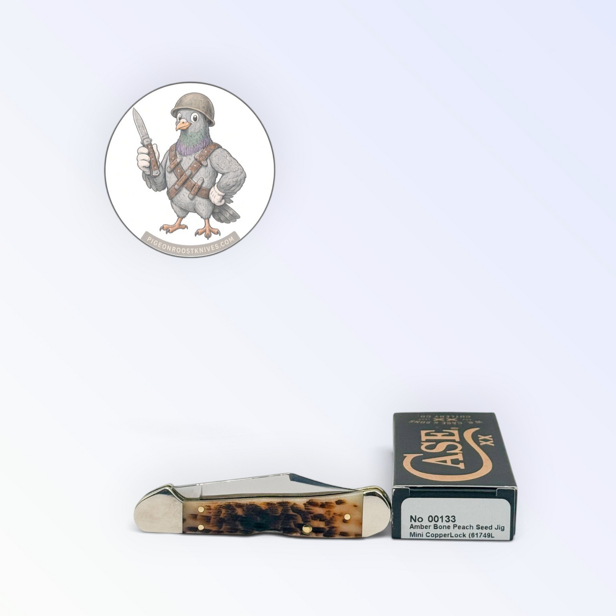 Case XX 00133 Amber Bone Mini CopperLock — photo 4