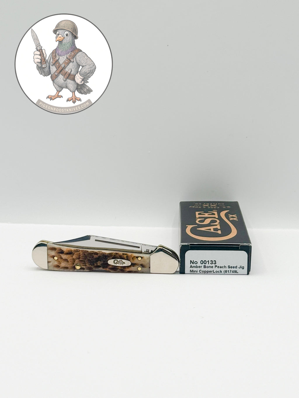 Case XX 00133 Amber Bone Mini CopperLock — photo 5