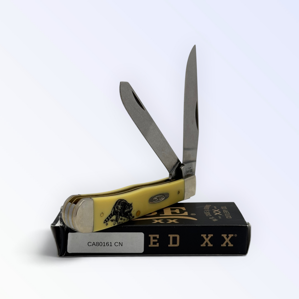 Case XX 80161CN Raccoon yellow synthetic Trapper — photo 3