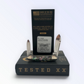 Case XX Smooth Abalone Butterbean with SKU 12039 — blades open resting on the factory box