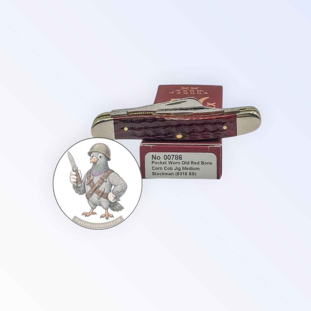 Case XX 00786 Jigged Old Red Bone Pocket Worn Stockman — photo 5
