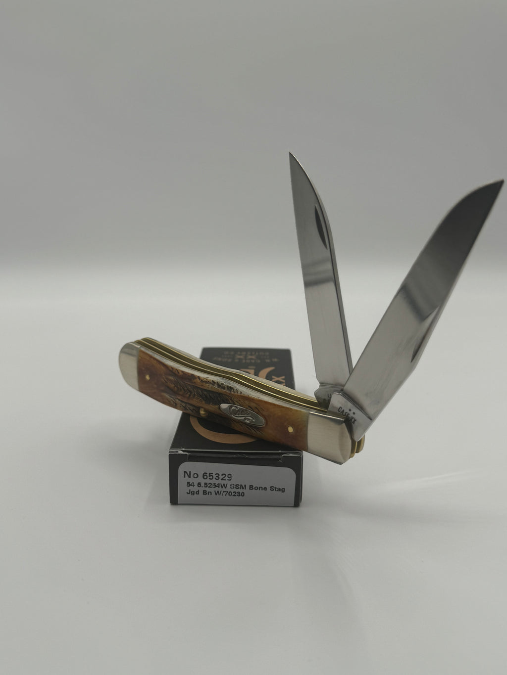 Case XX 65329 6.5 Bonestag Trapper with Wharncliffe — photo 2