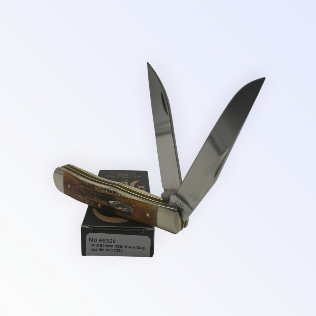 Case XX 65329 6.5 Bonestag Trapper with Wharncliffe — photo 2